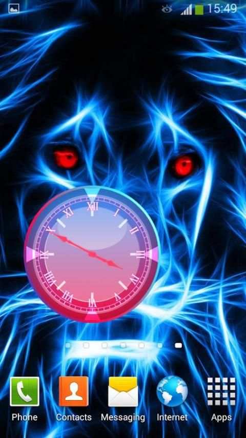 Neon Clock Widget screenshot 5