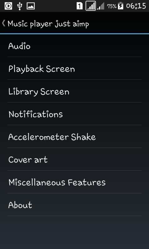 AIMP musik mp3 player screenshot 1