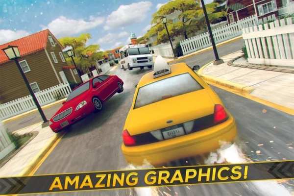 Free Taxi Driver Racing Game screenshot 10