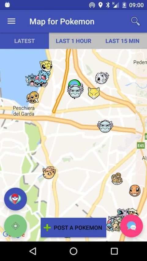 Map for Pokemon GO 4 تصوير الشاشة