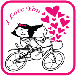Love Stickers : Hand Drawn icon