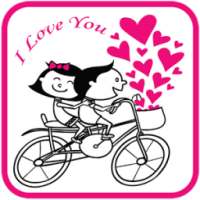 Love Stickers : Hand Drawn
