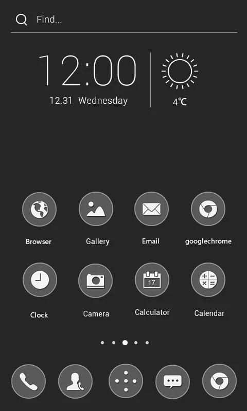 Black Cool Theme screenshot 2
