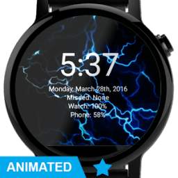 Electric Watch Face Wallpaper