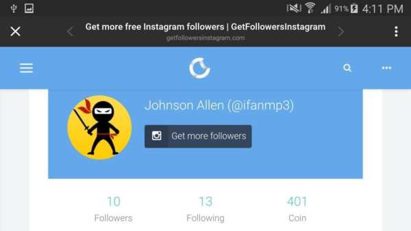 Free Instagram Followers screenshot 1