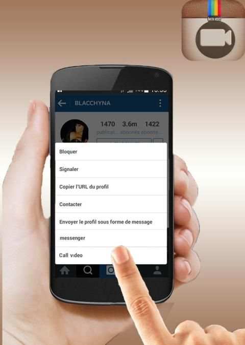 video calling instgram prank screenshot 2