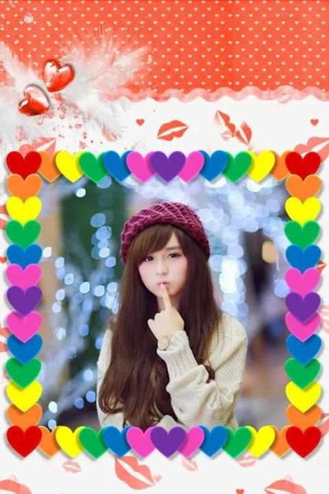 Valentine Day Photo Frames स्क्रीनशॉट 4