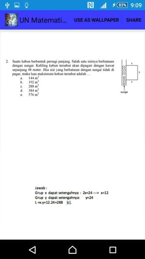 Soal UN Matematika SMA screenshot 5