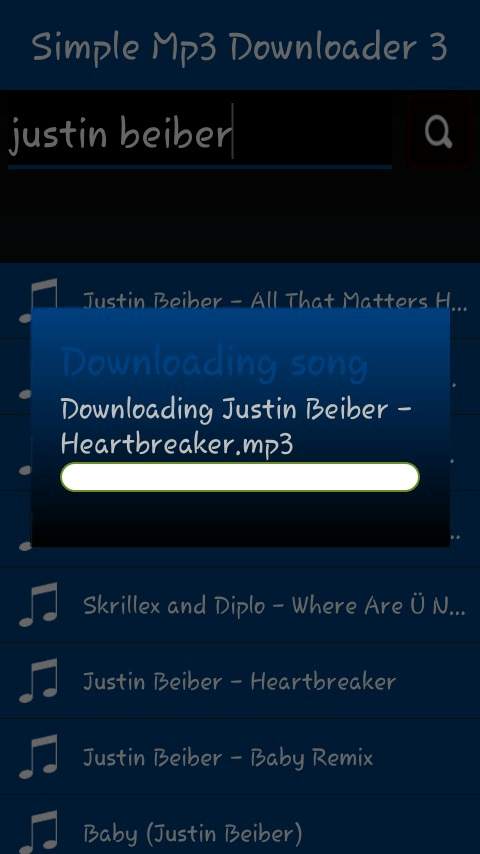 Simple Mp3 Downloader 3 скриншот 2