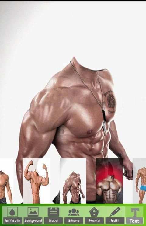 Bodybuilding face changer 2 تصوير الشاشة