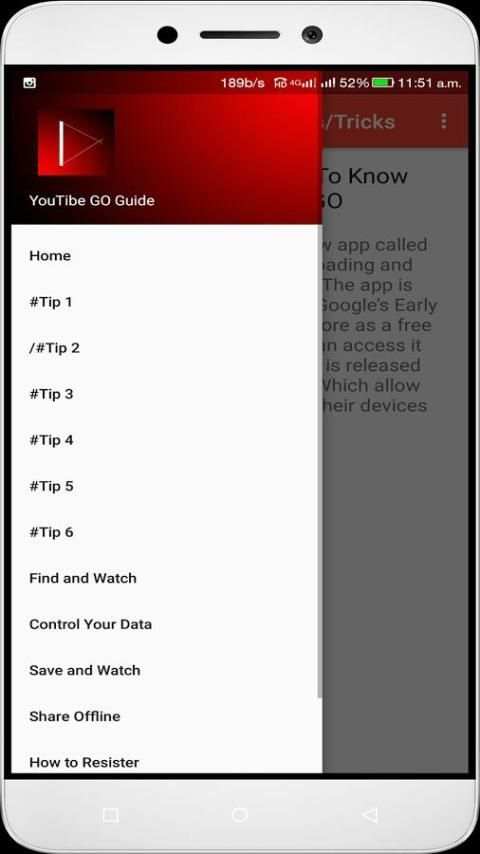 Guide YouTube Go Tips Tricks स्क्रीनशॉट 4