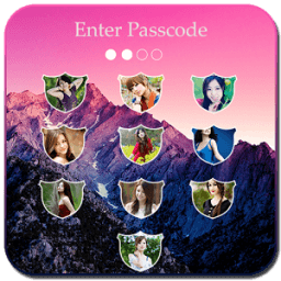 OS9 Passcode Photo Lock screen أيقونة