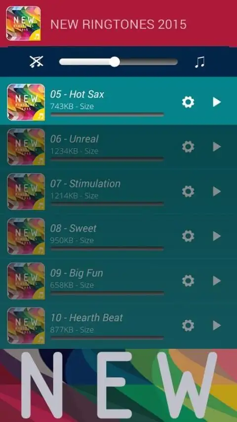 New Ringtones 2015 screenshot 2