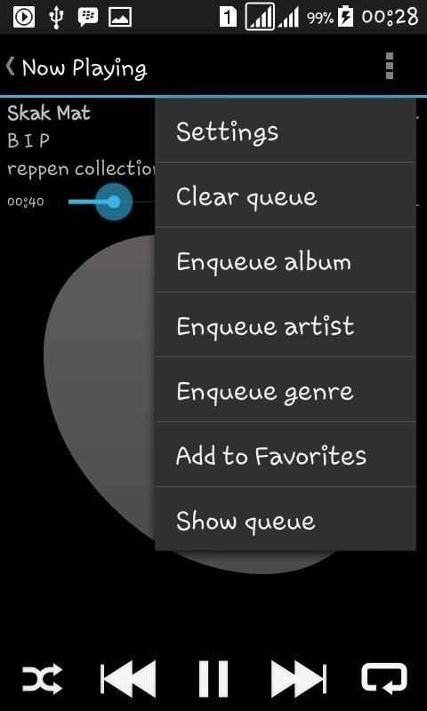 NRG Music Player скриншот 3