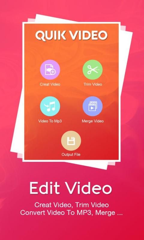 Quik Video Maker स्क्रीनशॉट 1