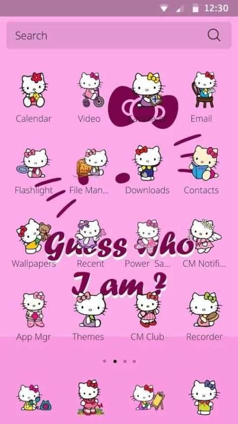 hello kitty tema screenshot 2