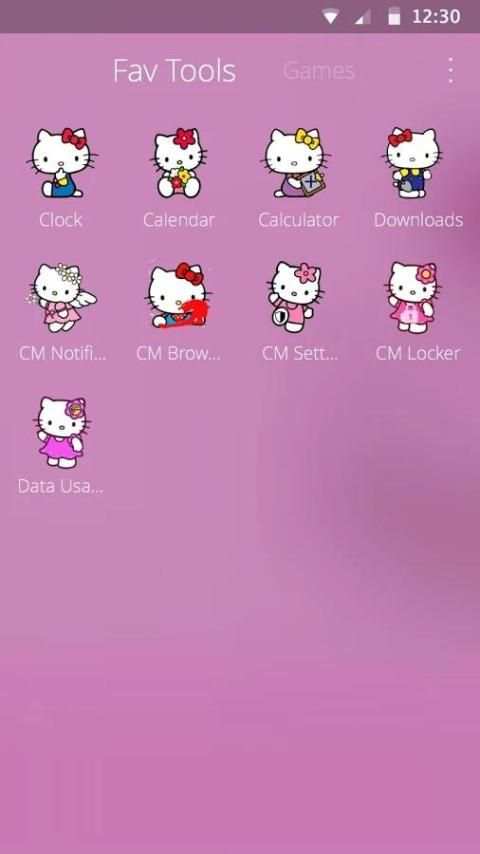 hello kitty tema screenshot 1