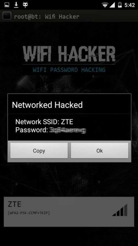 WiFi Password Hacking Prank 1 تصوير الشاشة