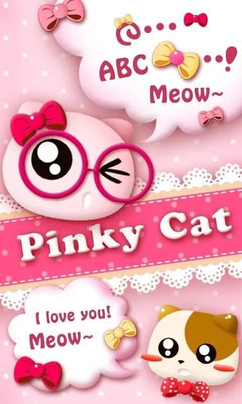 Tema SMS Kitty Pink screenshot 6