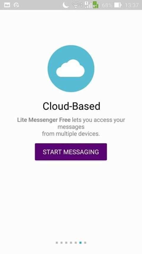 Lite Messenger Free 4 تصوير الشاشة