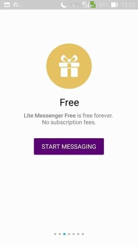 Lite Messenger Free 5 تصوير الشاشة