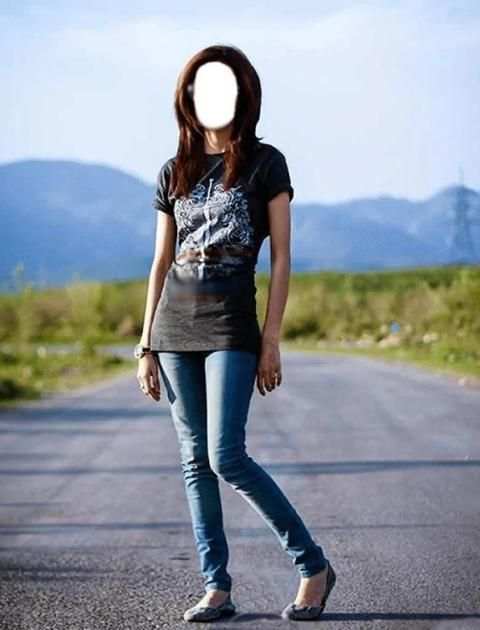 Girls Blue Jeans Selfie screenshot 6