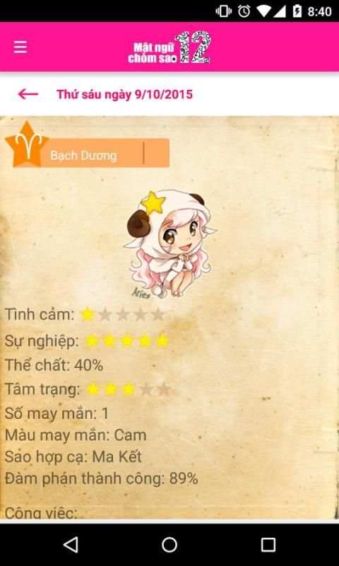 Mật Ngữ 12 Chòm Sao screenshot 2