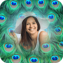 Peacock Feather Photo Frame आइकन