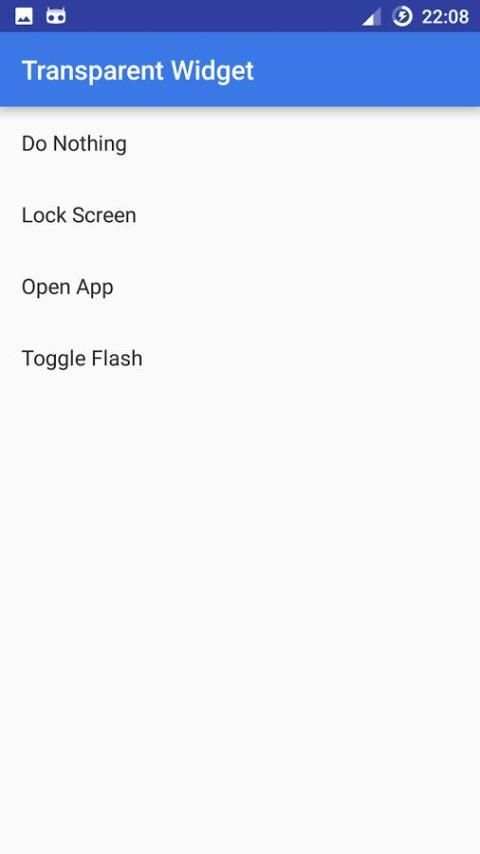 Transparent Widget 2 تصوير الشاشة