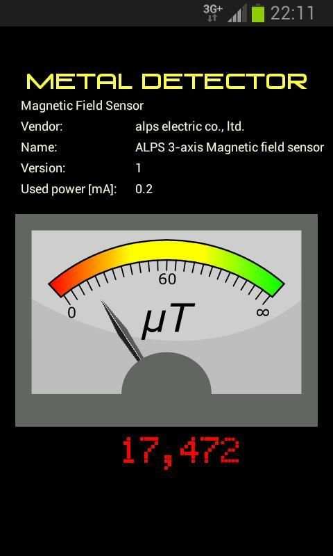 Analog Meter Metal Detector screenshot 3