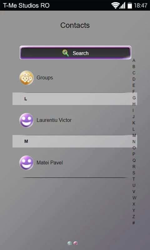 Color Shining GO SMS screenshot 3