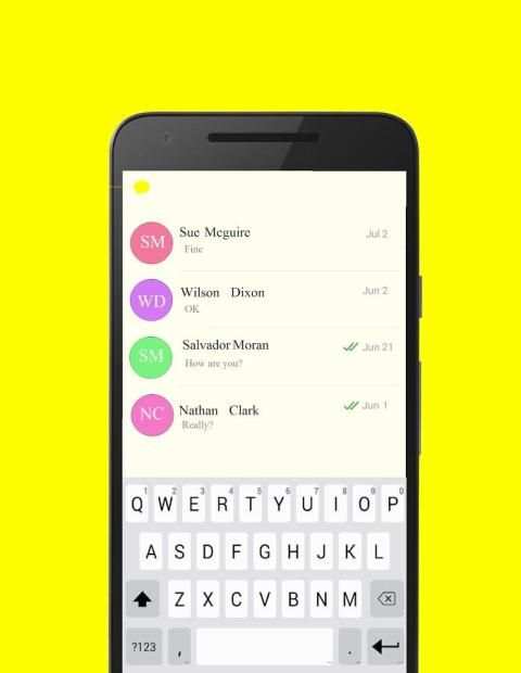 Messenger for Snapchat screenshot 1