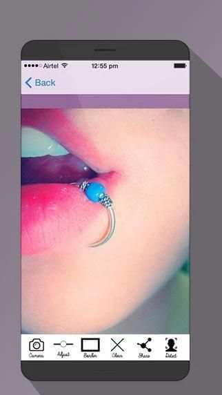 Piercing Camera Photo Editor 15 تصوير الشاشة