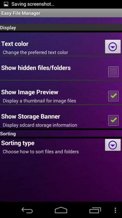 Easy File Manager 4 تصوير الشاشة