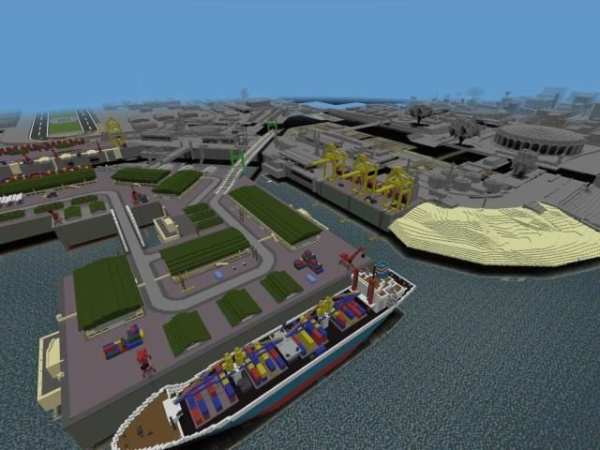 Minecraft карта ГТА screenshot 3