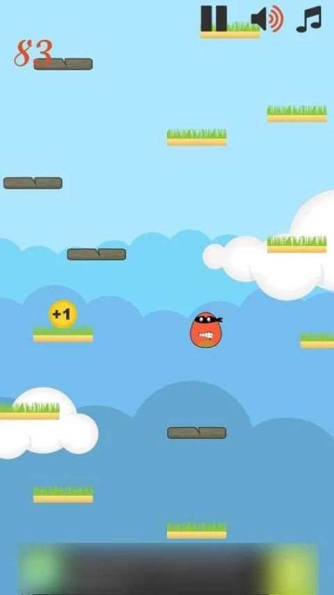 Angry Ninja Jumping Bird स्क्रीनशॉट 1