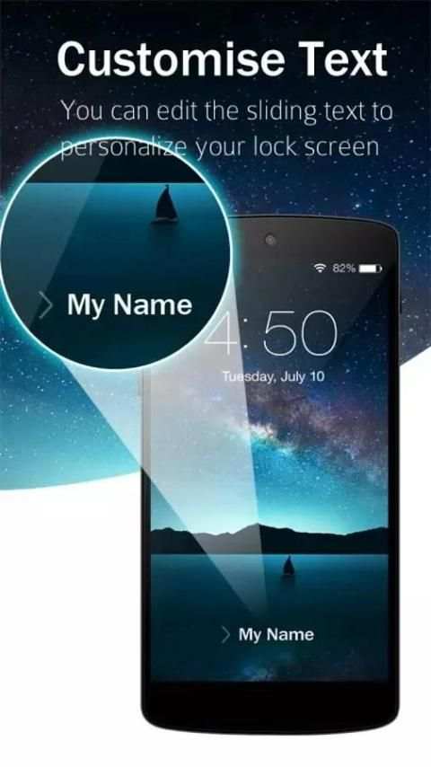 Lock Screen Photo - Galaxy screenshot 1