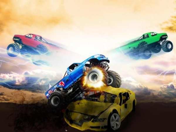 3D Monster Truck स्क्रीनशॉट 1