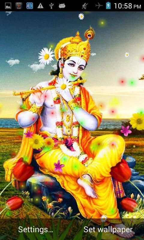 Lord Krishna Live Wallpaper स्क्रीनशॉट 7