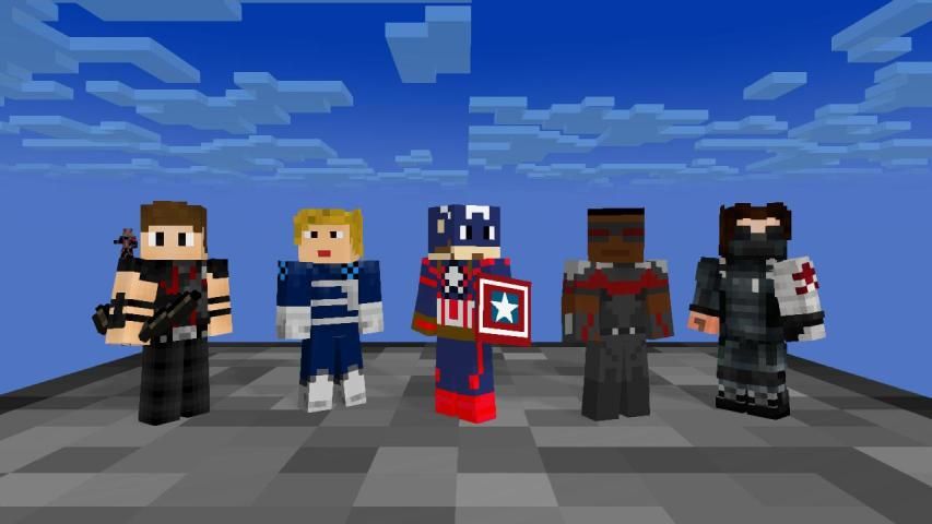 minecraft skins spiderman civil war