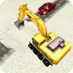 Heavy Excavator Snow Simulator icon