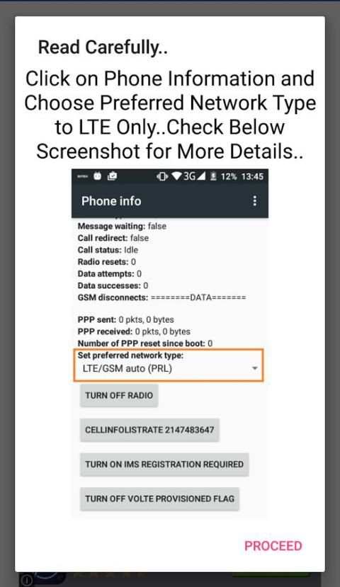 VoLTE checker скриншот 2