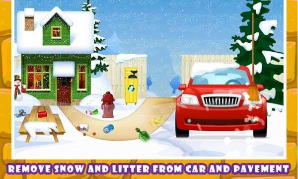 Winter Snow Clean Up -Kid Game screenshot 4