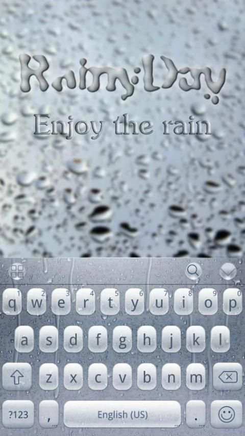 RainyDay for Emoji Keyboard скриншот 2