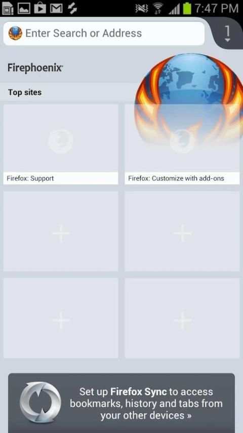 Fire Phoenix Secure Browser 4 تصوير الشاشة