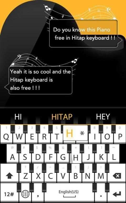 Piano for Hitap Keyboard स्क्रीनशॉट 2