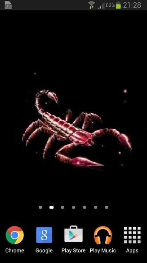 Scorpion Animated Wallpaper screenshot 7