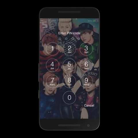 KPOP Lock screen скриншот 12