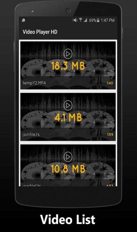 HD Video Player screenshot 1