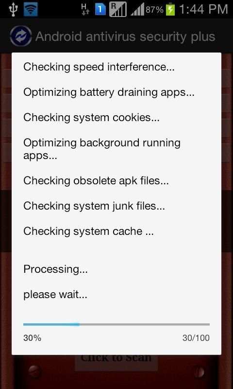 Android Clean Master Antivirus + скриншот 1